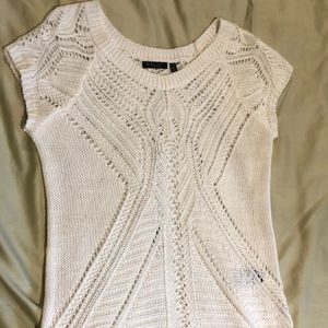 Women’s crocheted sweater top size medium